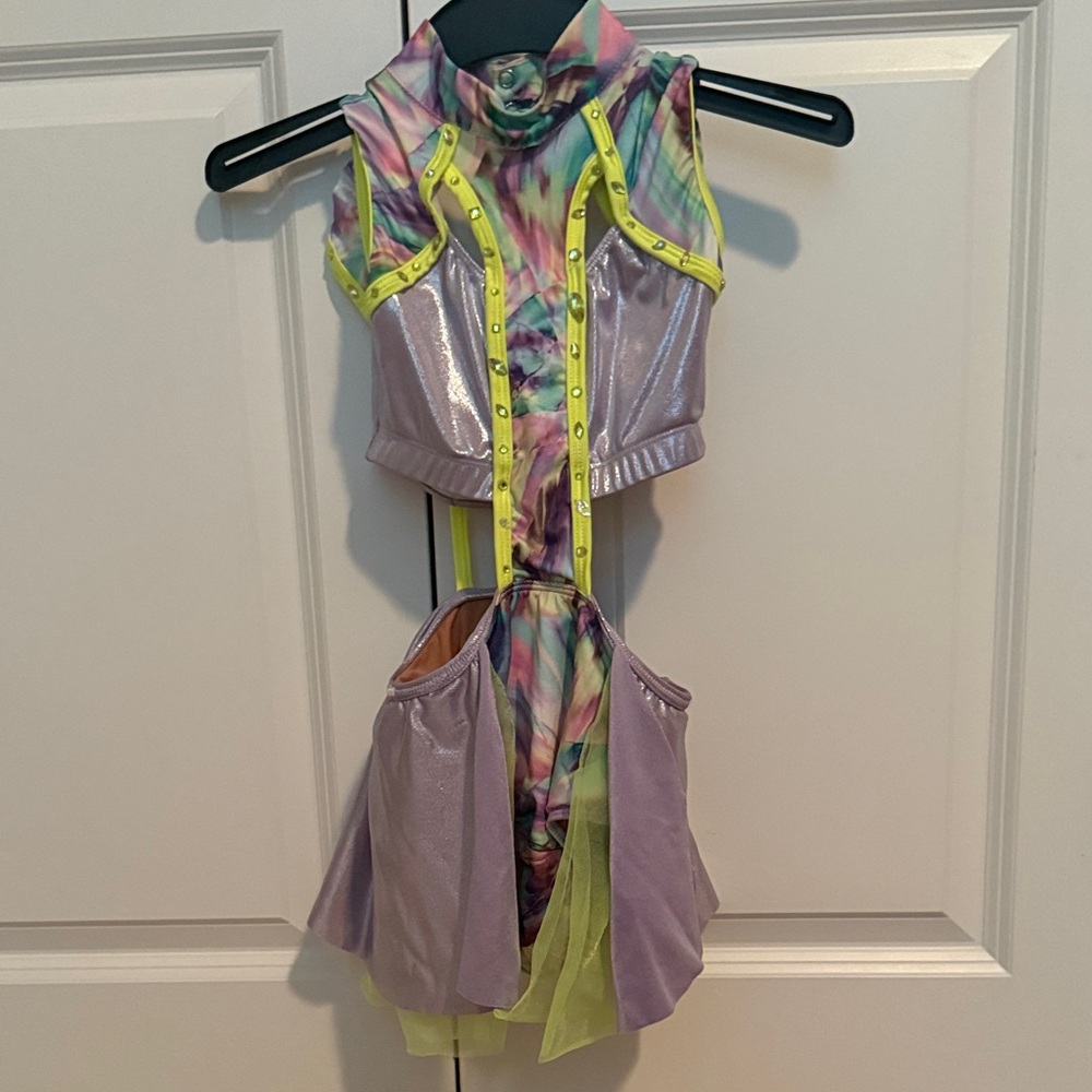 Revolution Kids Costume with Tie-Dye and Neon Yellow